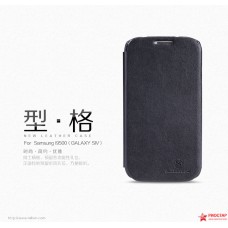 Кожаный Чехол Nillkin Для Samsung  Galaxy S 5 Книжка (черный)